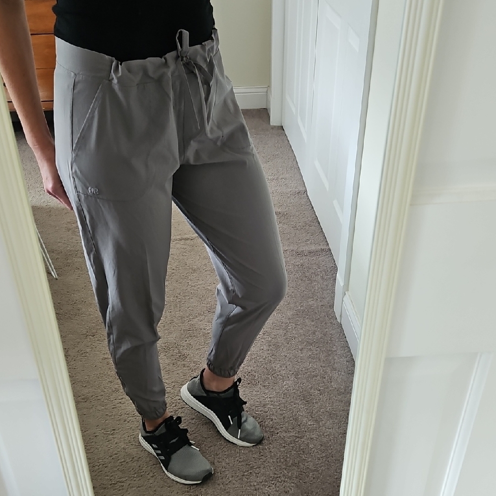 Albion Fit Gray Drawstring Joggers
